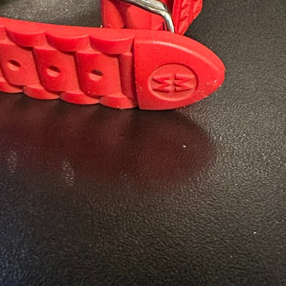 Michele Tahitian Jelly Bean Watch - Red (MWW12D000007) - BRAND NEW BATTERY - Picture 8 of 14
